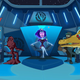 The Vindicators on their ship